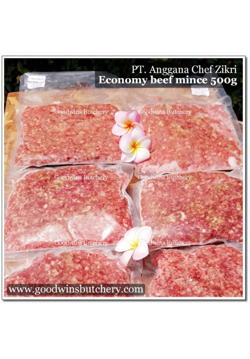 Australia BEEF MINCE 85CL (economy) daging sapi giling frozen chef Zikri 500g